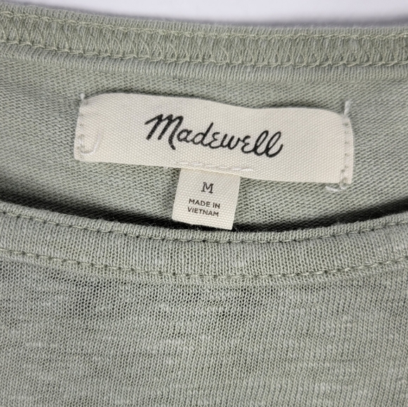 Madewell Linen Tank Top #576 Size M - Picture 3 of 7